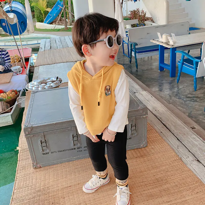 Spring Autumn Baby Outwear Boy Coat Children Girl Fashion Clothes Kids Hooded Sweatershirt Toddler Jacket | Детская одежда и обувь