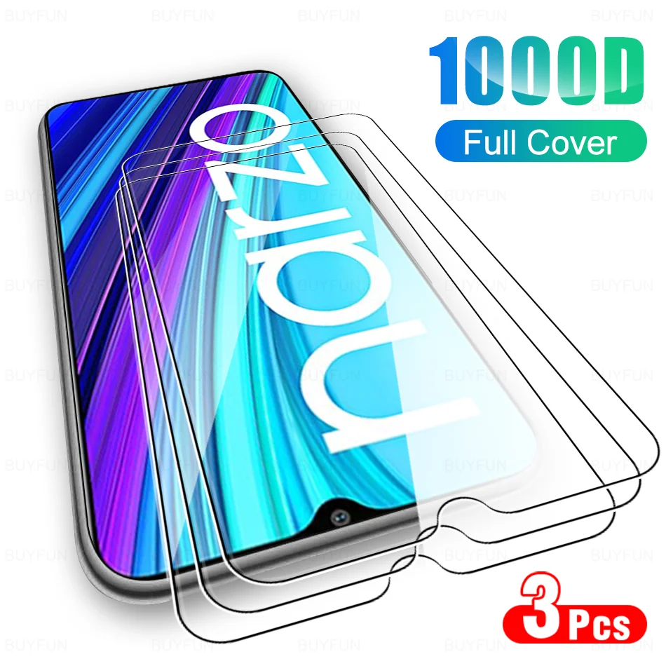 

Взрывозащищенное Закаленное стекло для Oppo Realme, Narzo, 30 А, 3 шт./комплект