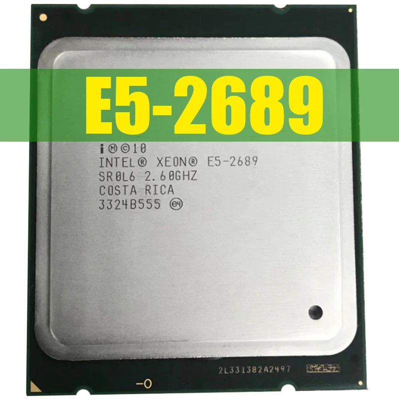 Процессор Intel Xeon E5 2689 LGA 2011 2,6 ГГц 8 ядер 16 потоков cpu E5-2689 hay vender E5 2690 cpu