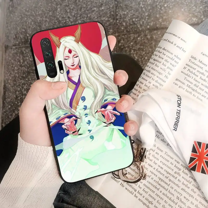 

Naruto Female Ninja Phone Case Black For Huawei Honor 7A/8X/9/9Lite/10/10Lite 9X 20 20S View30/30Pro Cases