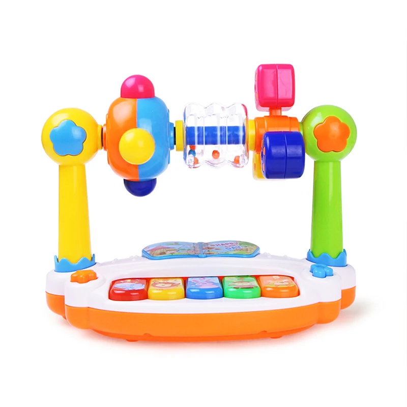 Детская погремушка пианино игрушка Музыкальные инструменты для клавиатуры с