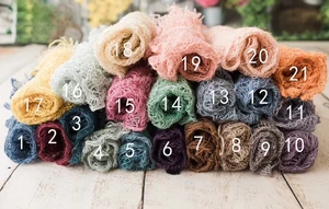 Детский наряд для фотосессии из жатого хлопка Обёрточная бумага для новорожденных фотографии, Детские позирует пеленание Обёрточная бумага s стрейч новорожденных Одеяло, # P2414