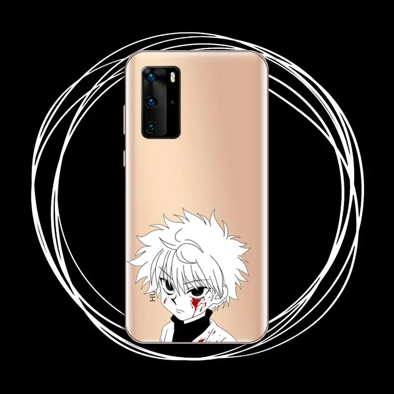 

Hunter X Hunter Killua Zoldyck anime Phone Case Transparent for Huawei P honor 8 10i 20 30 40 smart 2019