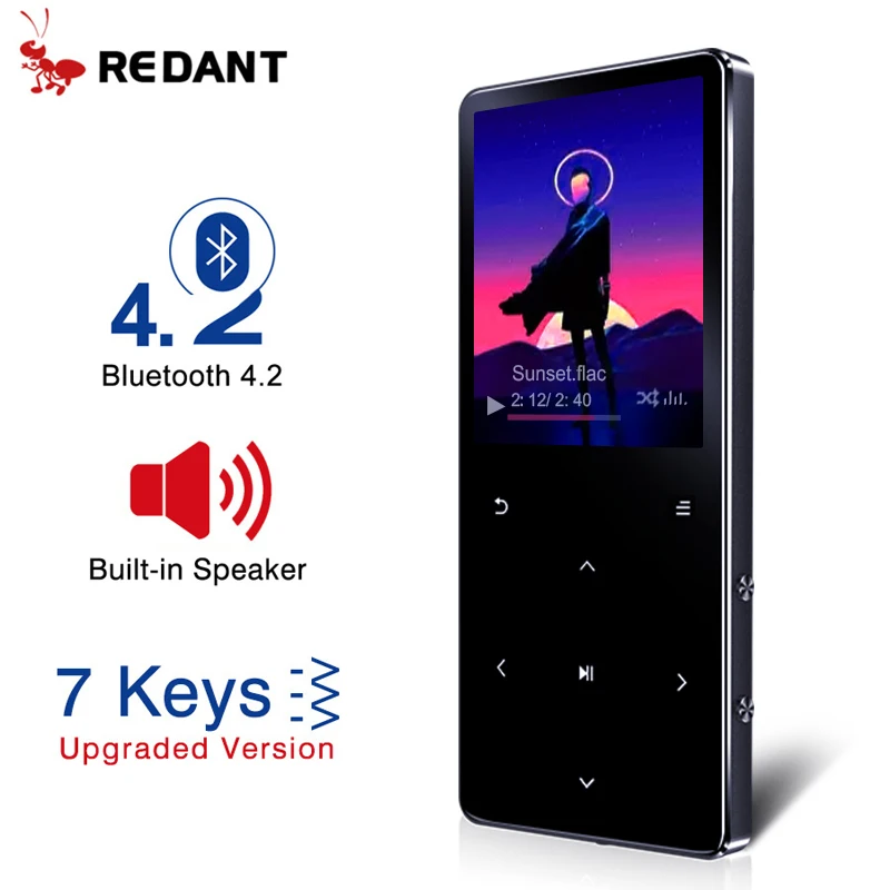 MP4-плеер reдант с Bluetooth сенсорной клавишей FM-радио видео воспроизведение