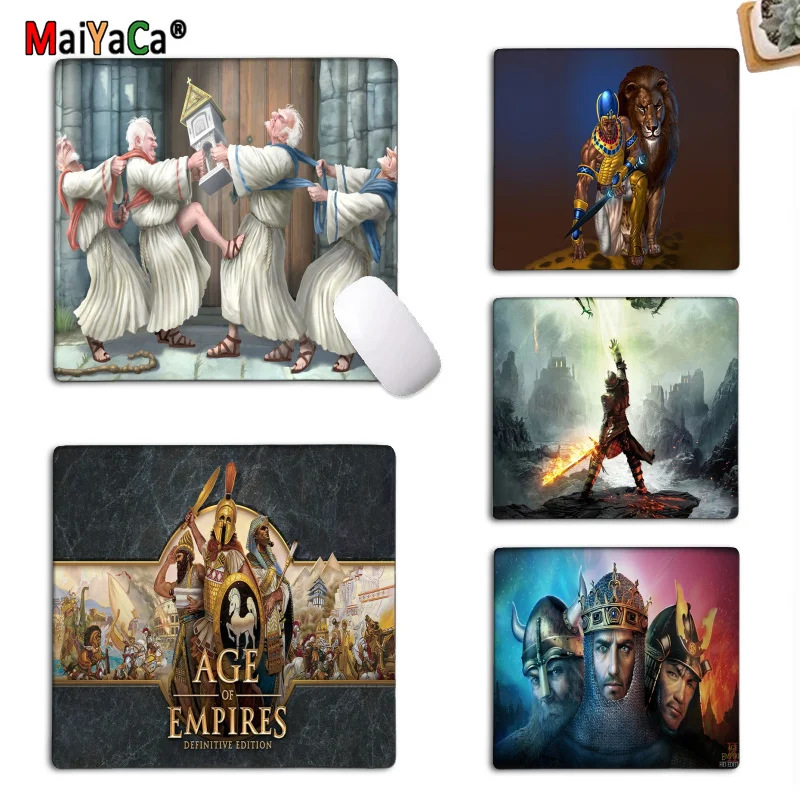 

MaiYaCa Top Quality Age of Empires Rubber Mouse Durable Desktop Mousepad Smooth Writing Pad Desktops Mate gaming mouse pad