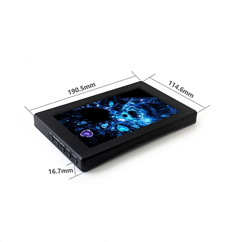 Preise 2 Teile/los Raspberry Pi 3b + 3b 7-zoll Display Kapazitive Touch HDMI Unterstützung VGA Eingang IPS Bildschirm