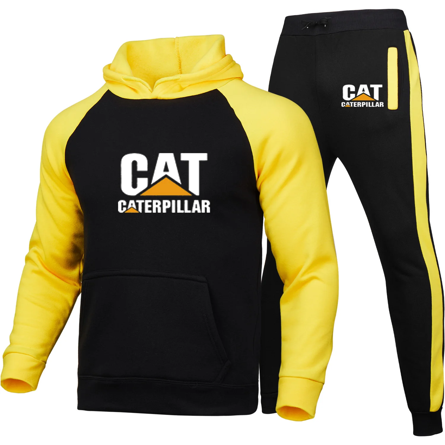 

Autumn Winter Mens Suits With Pants Plus size Warm Tracksuit Sportswear Men's Jogging Sweatsuit Set 3XL Jogger Male Hoodies