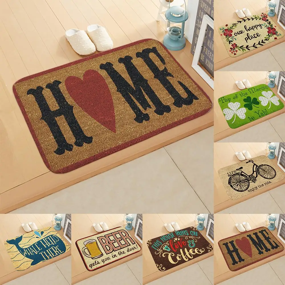 С рисунком в виде букв 40x60 см Коврик фланелевый коврик с маленький для Спальня
