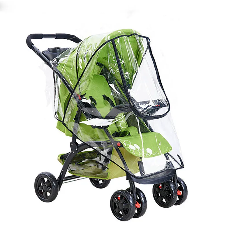 Аксессуары для коляски водонепроницаемый чехол от дождя молния открытая