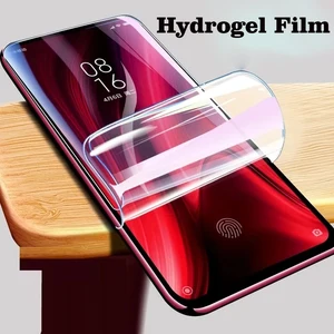 100pcs hydrogel film screen protector for xiaomi redmi 10x pro 9a protective soft film for redmi note 8 8t 7 9s 9 pro not glass free global shipping