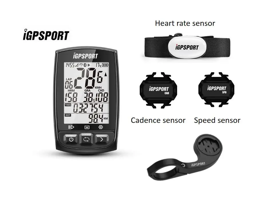 I GPS порт IGS50E Mtb велосипедный компьютер Водонепроницаемый IPX7 ANT + беспроводной