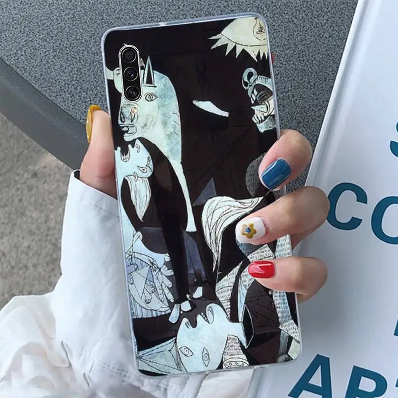 

Retro art painting Picasso abstract Phone Case For Samsung Galaxy S5 S6 S7 S8 S9 S10 S10e S20 edge plus lite