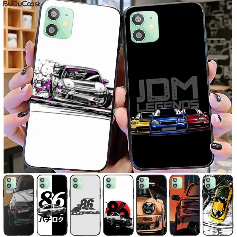 Японский автомобильный чехол JDM AE86 аксессуары Роскошный для телефона Iphone 11 Pro11 Pro