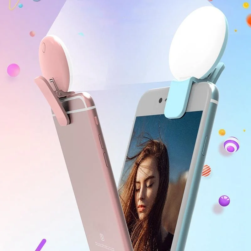 Селфи светодиодная Кольцевая вспышка универсальная лампа для телефона iPhone