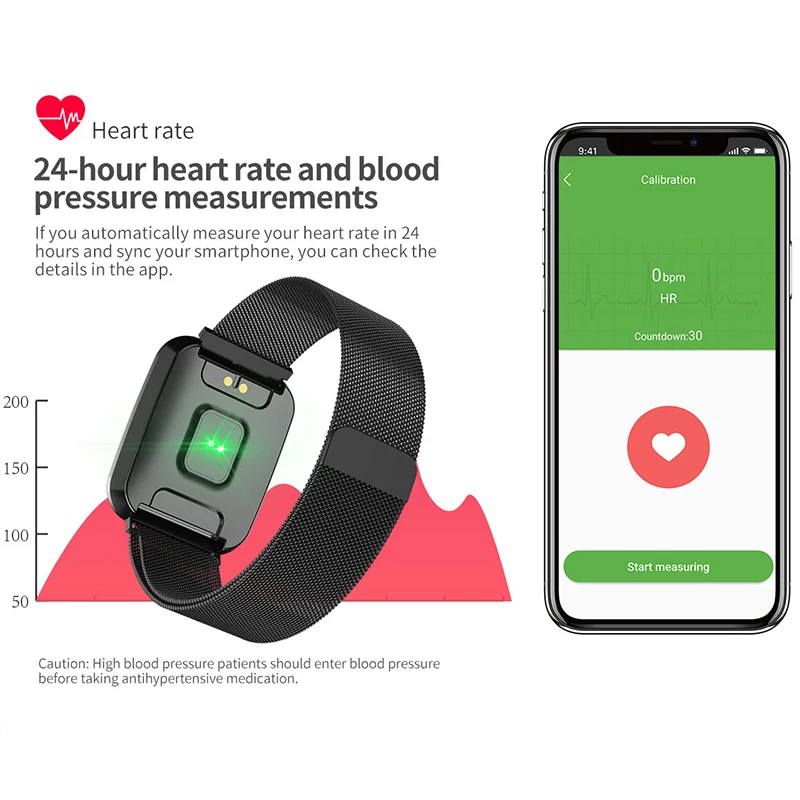 women smart watch ip68 waterproof smartwatch heart rate monitor sport fitness watch wearable devices for ios android gift strap free global shipping