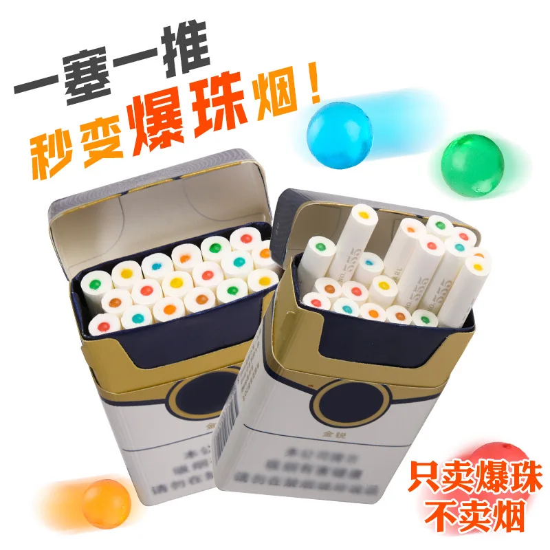 

Cigarette Pops Beads Fruit Coffee Mint Flavor Cigarette Holder Smoking Accessories Glass Bottle Cigarette Holder Filter