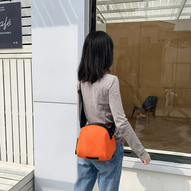 

Women Bag 2021 Summer Messenger Bag Student Canvas Bag Simple Large One-shoulder Shell Bag's Fashion Large-capacity Mommy Bags
