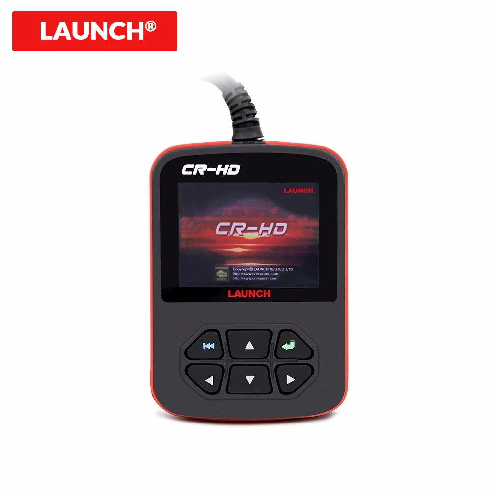 LAUNCH Creader CR HD OBD2 сканер сверхмощный Автомобильный 100% Оригинальный Launch X431