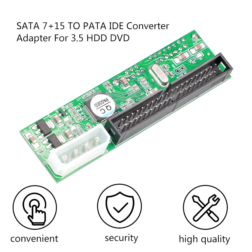 Адаптер Kebidumei 15 + 7 22 Pin 2 5 &quot3 5&quot SATA на 3 &quotIDE драйвер жесткого диска HDD IDE конвертер