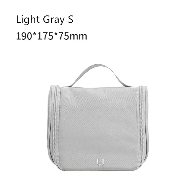 Light Grey Size S Новинка, Xiaomi Jordan& Judy, портативная косметичка для путешествий, сумка, висячая моющаяся сумка, нейтральная косметичка, органайзер, сумка для хранения - Цвет: Light Grey Size S