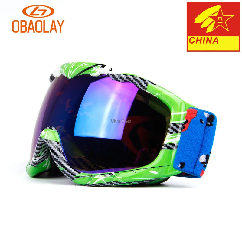 Очки для сноуборда мужские зимние двухслойные катания на лыжах сноуборде маска