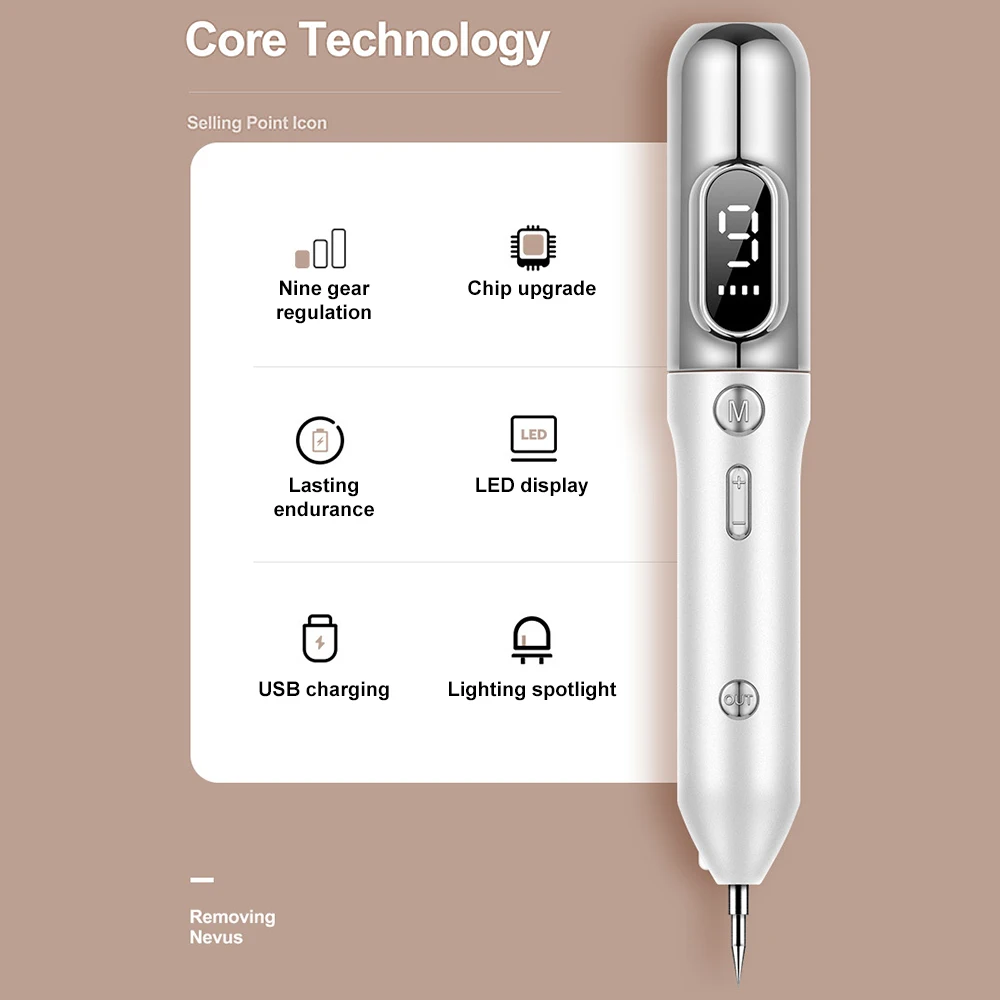 Плазменная ручка плазменная для удаления бородавок моль тату Машинка метка на