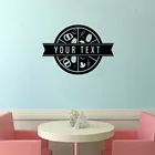 Красота пиццы по охране окружающей среды виниловые наклейки для детской комнаты, декор с изображением природы дома вечерние декоративные Переводные картинки