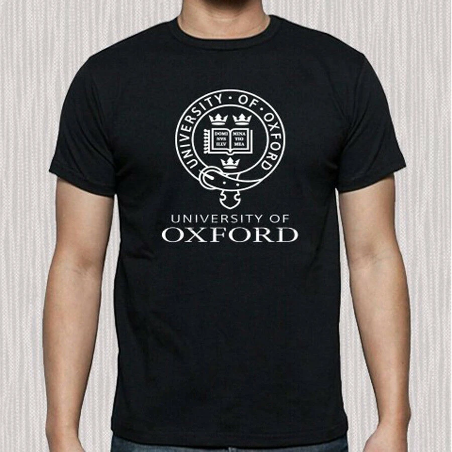 Оксфордский университет известный Университетский логотип мужская Черная