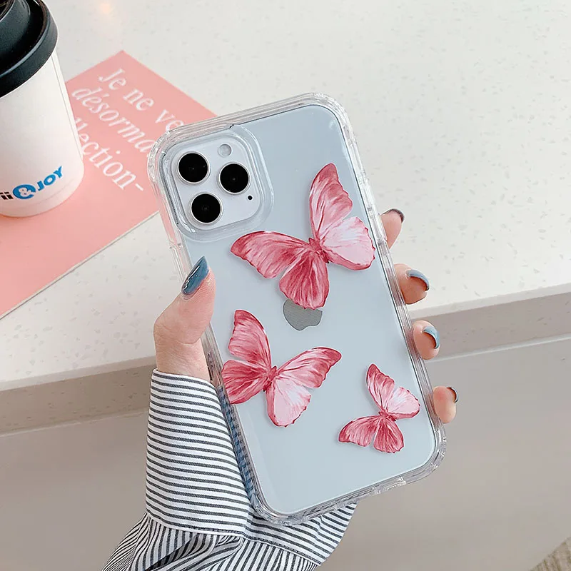 Чехол-накладка для iphone 11 Pro Max 6 7 8 plus 12 X XR XS SE прозрачный | Мобильные телефоны и