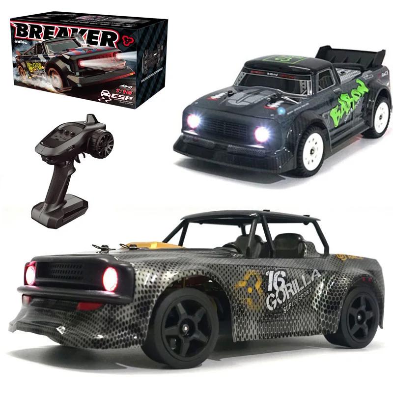 

2.4G 4WD RC Drift Car 30km/h High Speed LED Light Proportional Control Vehicles Racing Cars for Boys