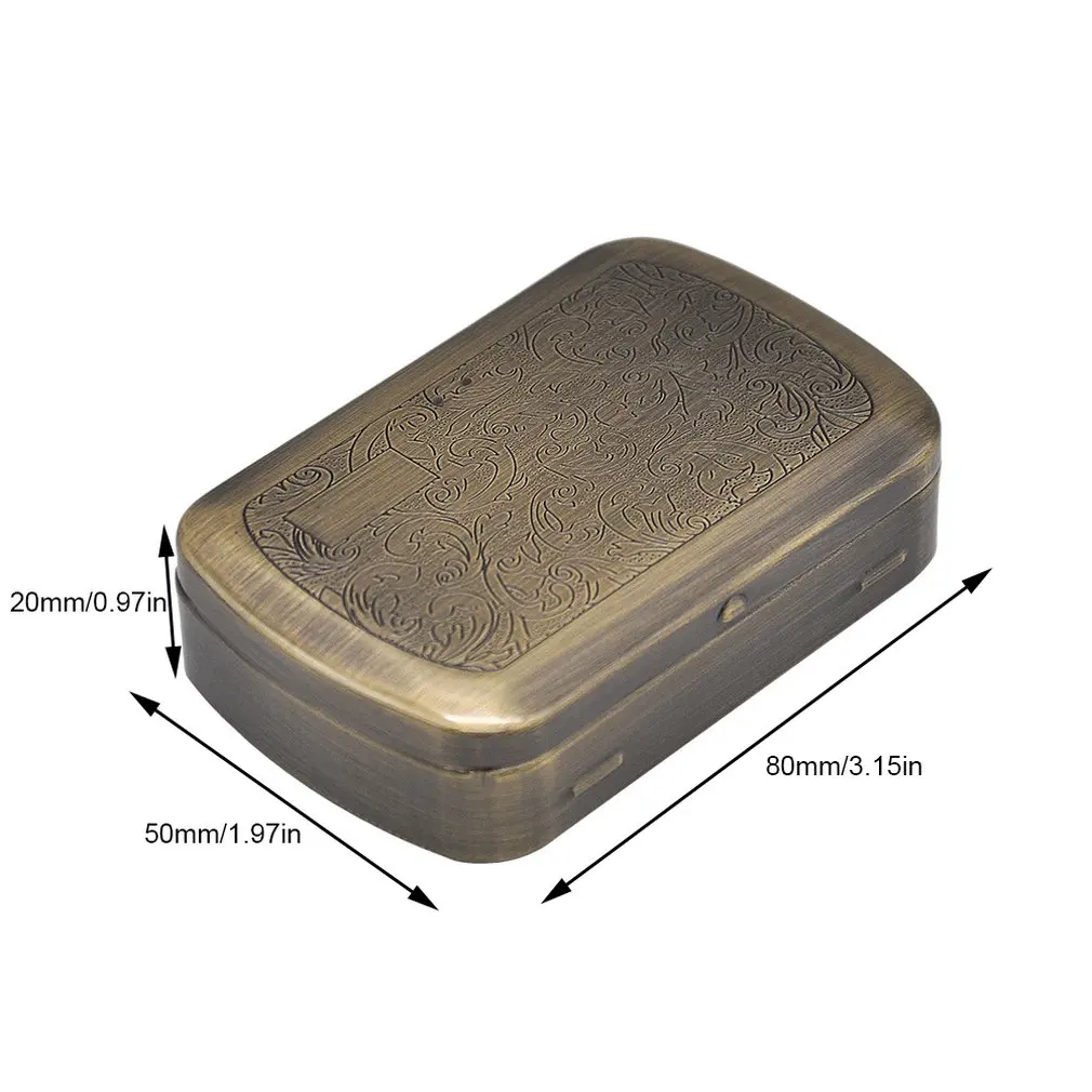 

Pupular Personality Creative Vintage Metal Smoking Cigarette Case Fashion Men Tobacco Holder Pocket Box Container Gifts