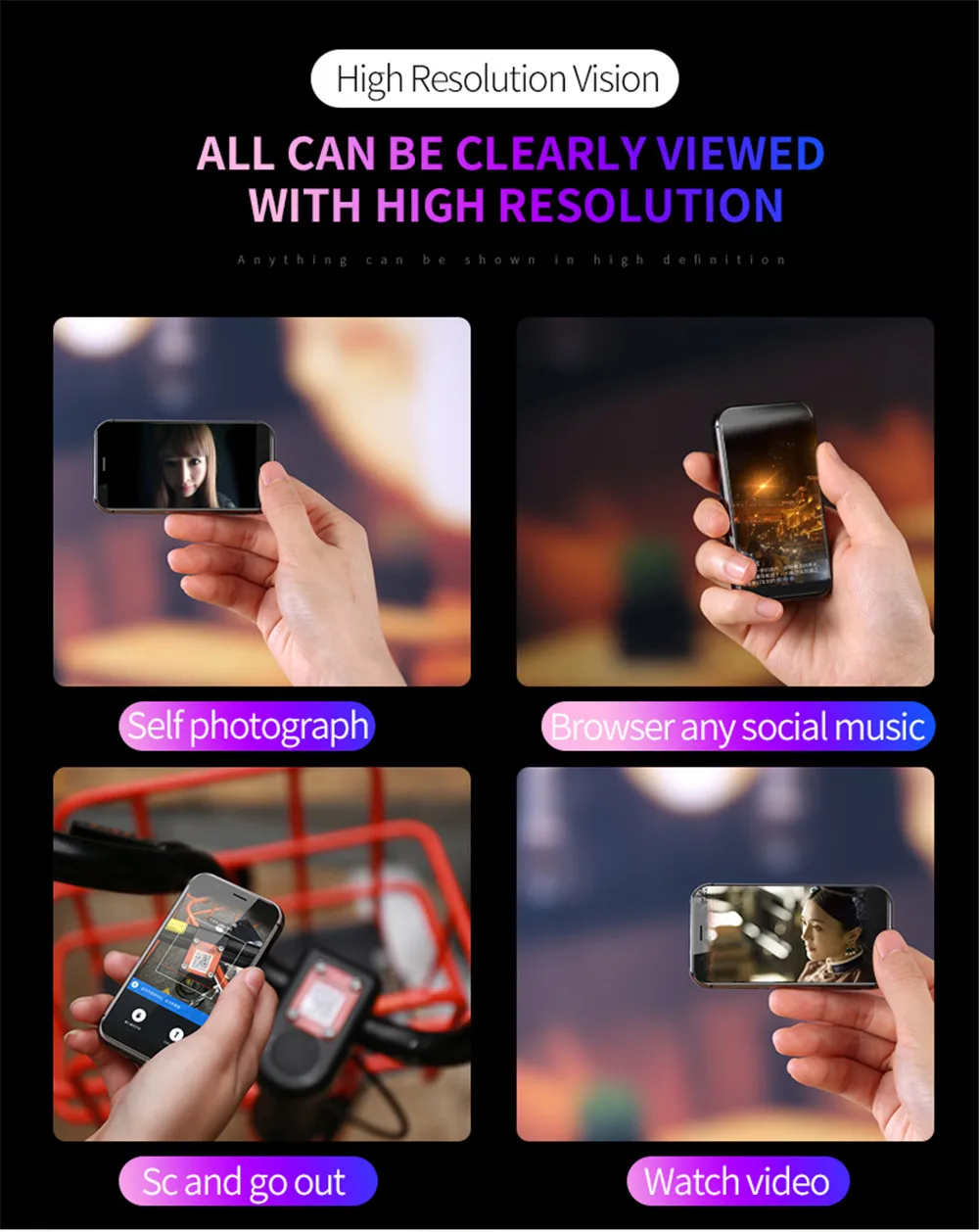 SOYES NEUE XS Mini 4G смартфон Entsperrt Android Smart Mobile Handy Dual SIM Wifi Gesicht ID Google Spielen speicher Freies Fa| |