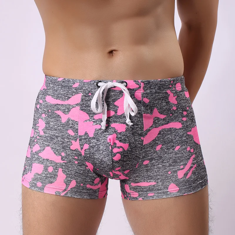 

Fonoun Male Swiming Trunks Comfortable Printing Camouflage FT11