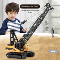 childrens toy car crane alloy simulation model 150 crawler crane engineering vehicle boy educational toy gift