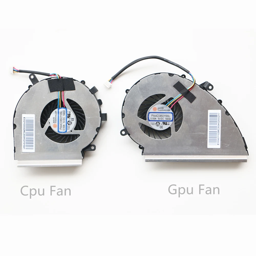 Вентилятор охлаждения для графического процессора MSI GE72VR GP72VR 6RF 7RF GP72MVR GL72VR PAAD06015SL