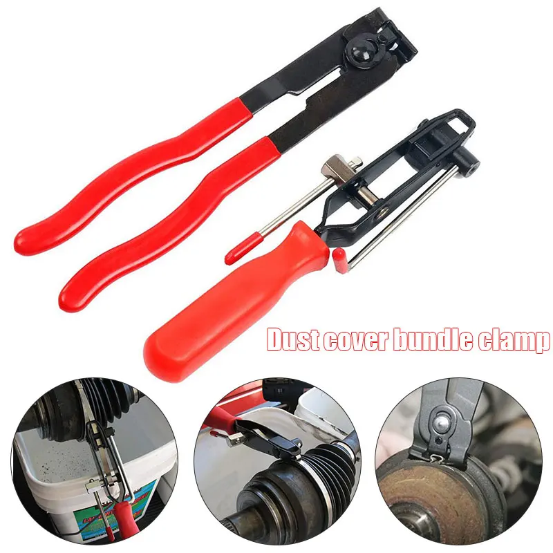 

2pcs CV Joint Boot Clamp Set Ear Type Boot Pliers Car Banding Tool Kit Car Repair Tool In Stock