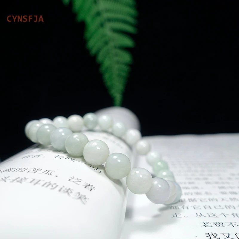 CYNSFJA настоящий Сертифицированный натуральный сорт бирманский жадеит женские