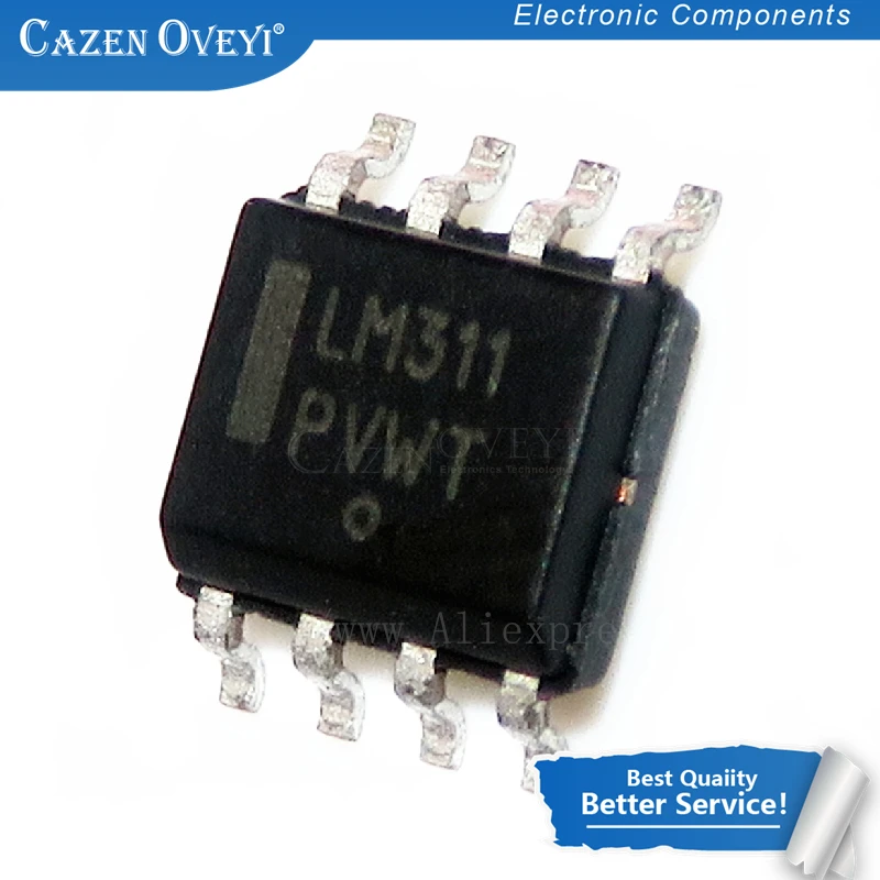 10 шт./лот LM311DR SOP8 LM311 лапками углублением SOP-8 SMD оперативный усилитель LM311D SOP в наличии 10 шт./лот LM311DR SOP8 LM311 лапками углублением SOP-8 SMD оперативный усилитель LM311D SOP в наличии