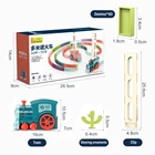 Домино Забавный набор электрического поезда детский автоматический лежащий домино кирпичи цветное домино строительные блоки игровой набор игрушек подарок для мальчиков и девочек