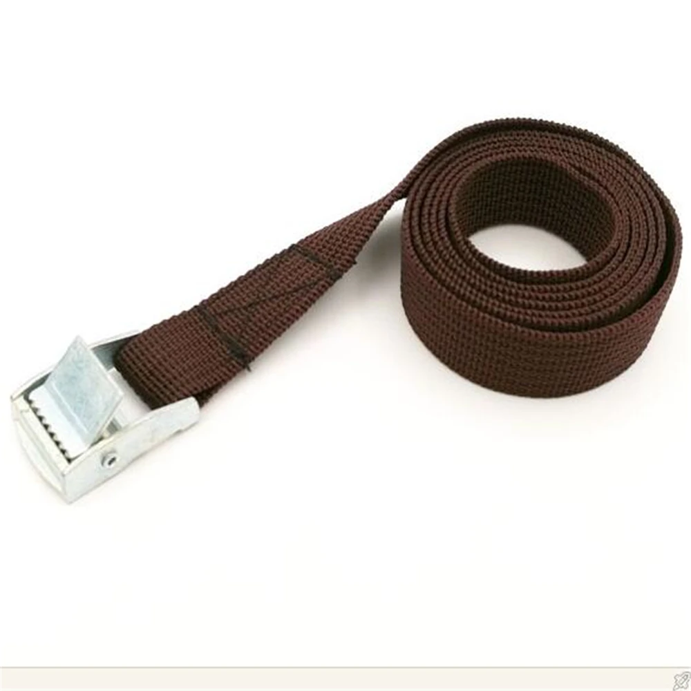 

2CM pressure buckle webbing bundle with luggage fixed tensioner tied object cargo tightening belt packaging rope 12 meters long