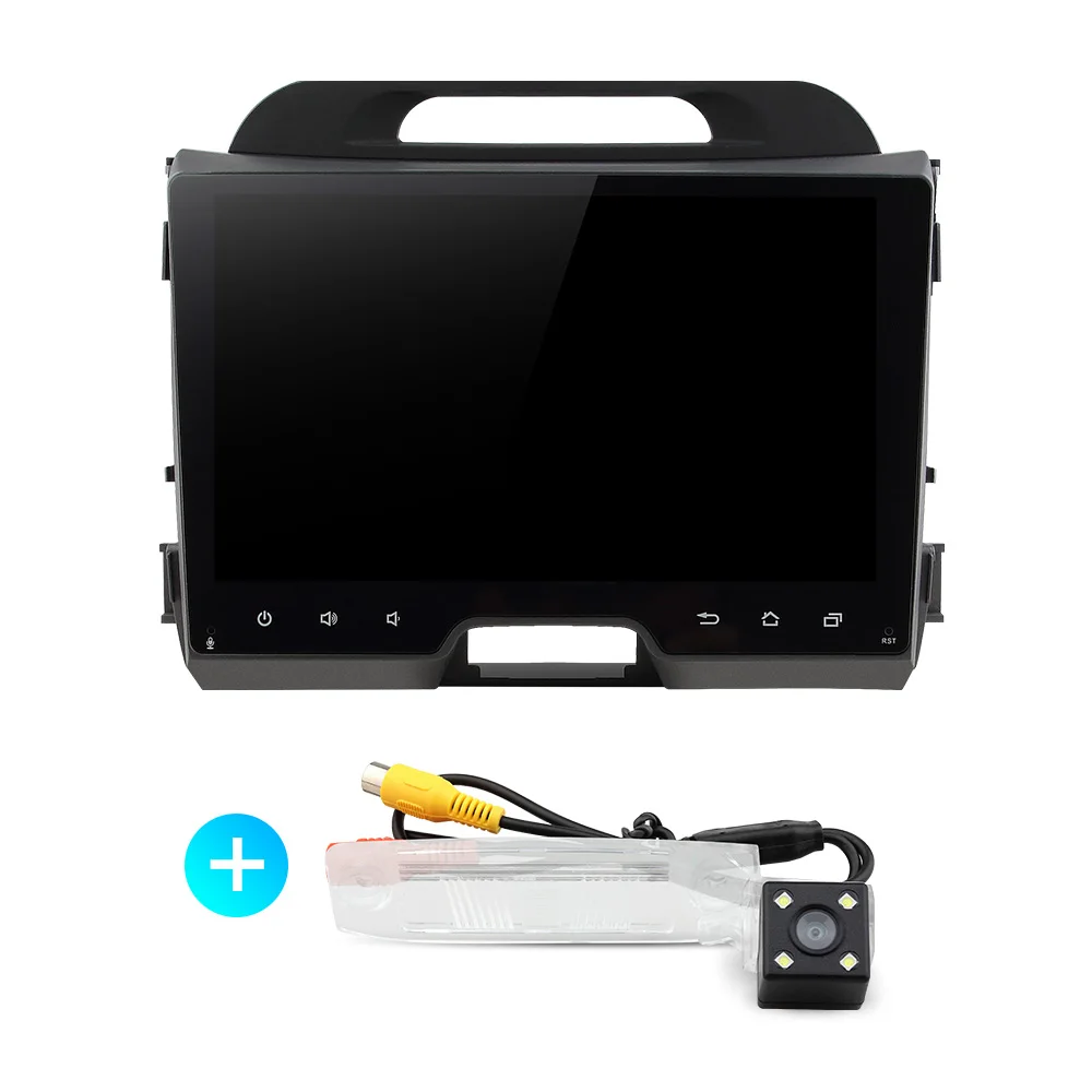 Infidnavi ips android 9,0 автомобильный dvd для KIA sportage 2010- gps навигация автомобильный Радио Видео Стерео мультимедийный плеер - Цвет: with camera