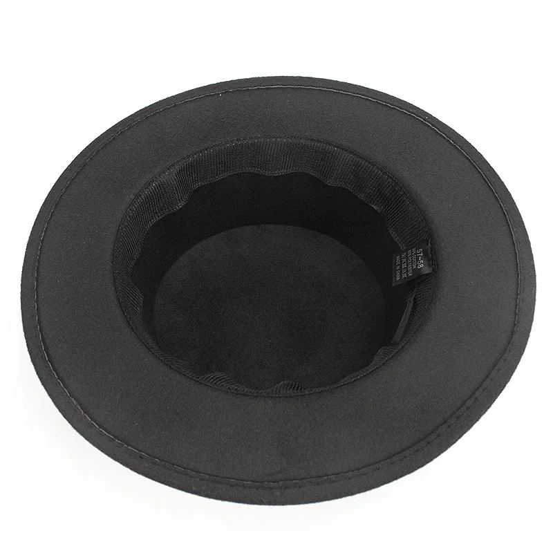 Брендовая новая шерстяная шляпа ботер на плоской подошве для женщин фетровая с