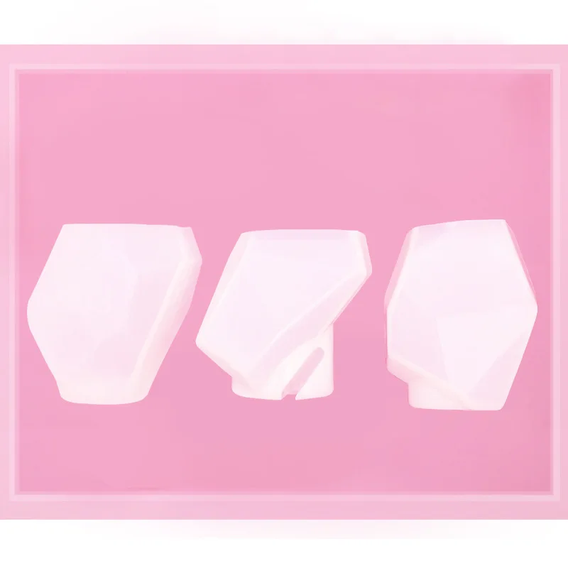 3D из камней правильной геометрической формы форма силиконовая для свеч DIY