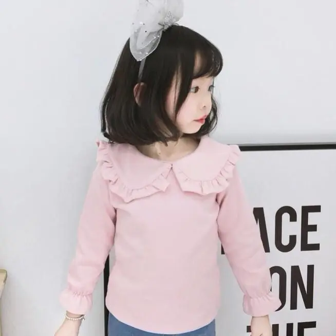 Baby Girls Blouse Spring Autumn Toddler Kids Tops Children Clothes For Princess Girl Shirt | Мать и ребенок