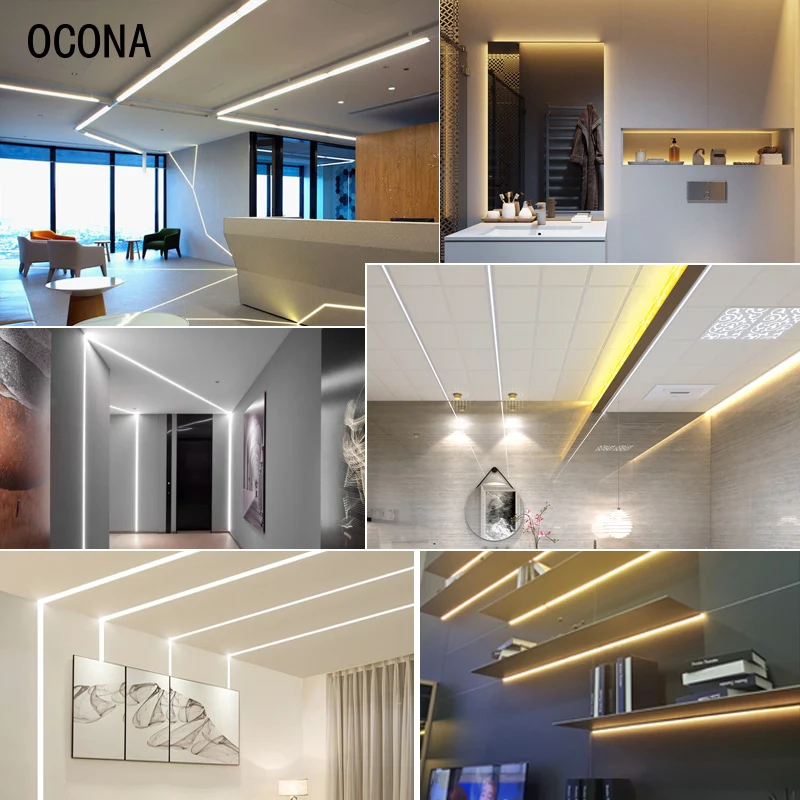 High Brightness COB LED Strip Light Tape Density Uniform Cool White Linear Working 10mm Home Decor Dimmable 12V/24V CRI 90 | Лампы и