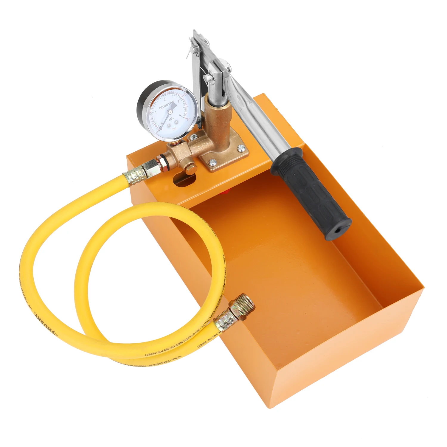 Масляный тестовый насос из алюминия и меди 2 5 МПа 0 40 кг 25 Тестер давления воды