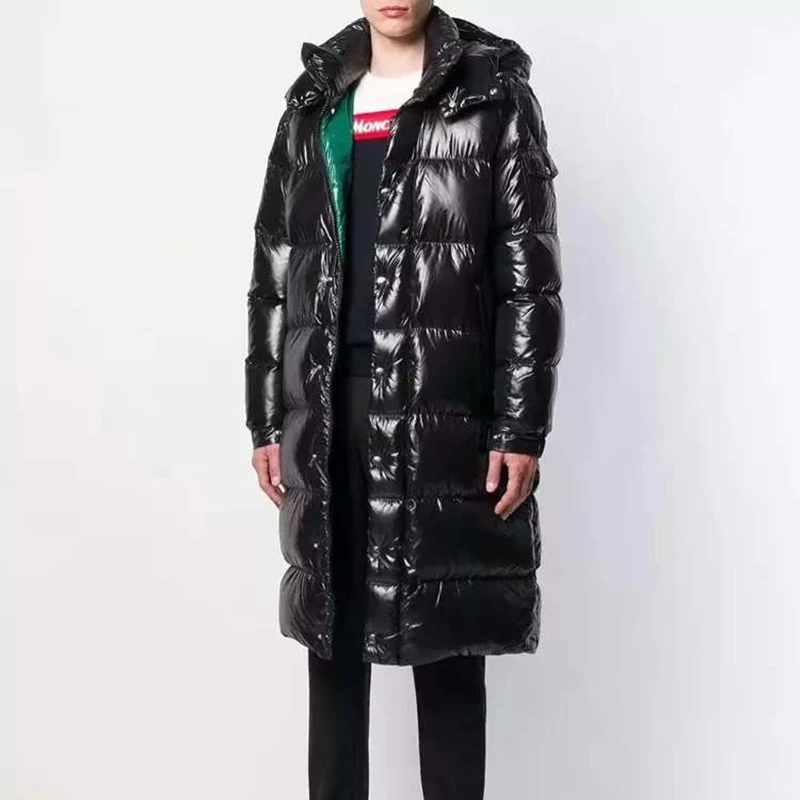 

2022 Top classic long man winter jacket 95% White duck down Parka coat 1:1 make and restore all NFC scan Hooded Detachable