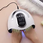 Лампа SUN X10 MAX УФ светодиодный LED для сушки ногтей, профессиональная лампа для маникюра с датчиком движения, гель-лаком