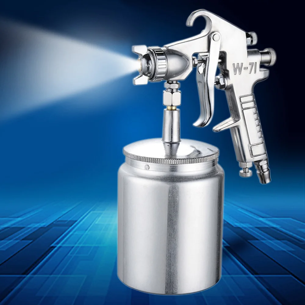 

Suction Feed Air Spray Paint 1.5mm Stainless Nozzle Airbrush Painting Tool for Car Furniture Painting Hand Held Paint Sprayer