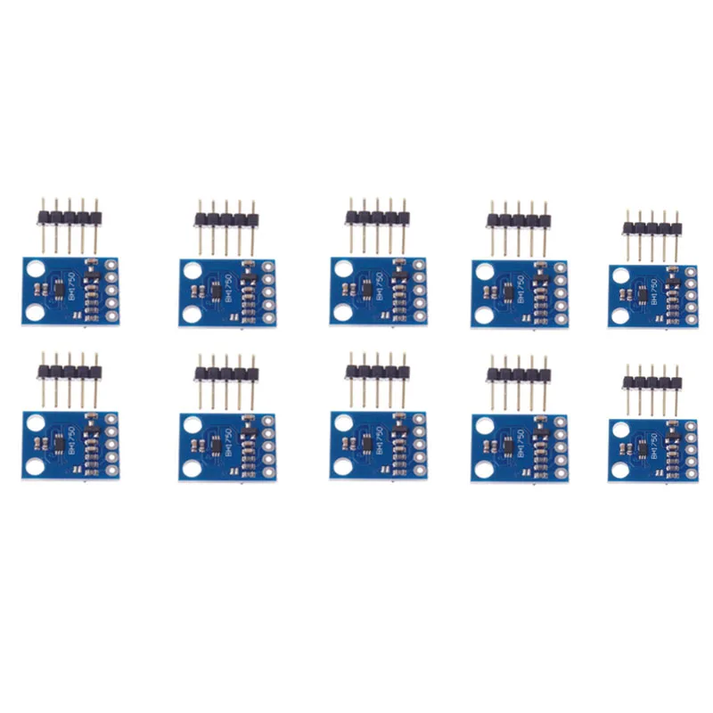 

10Pcs/Set GY-302 BH1750 BH1750FVI Chip Light Intensity Illuminance Module GY302 16BitAD Converter